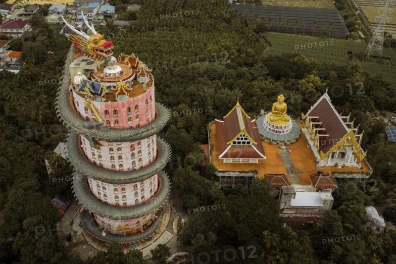 Wat Samphran, Dragon Temple, Bangkok, Thailand