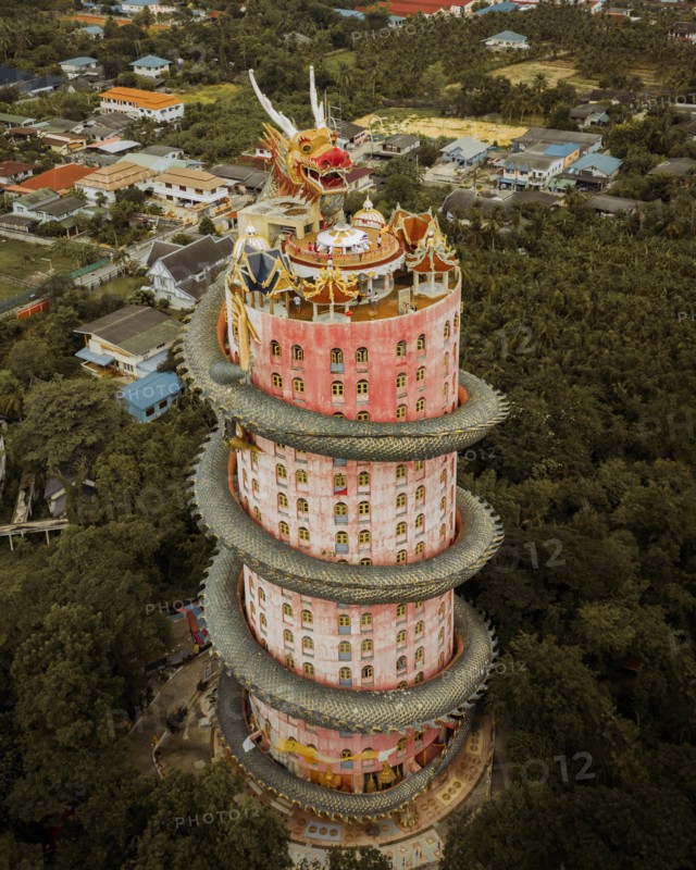 Wat Samphran, Dragon Temple, Bangkok, Thailand