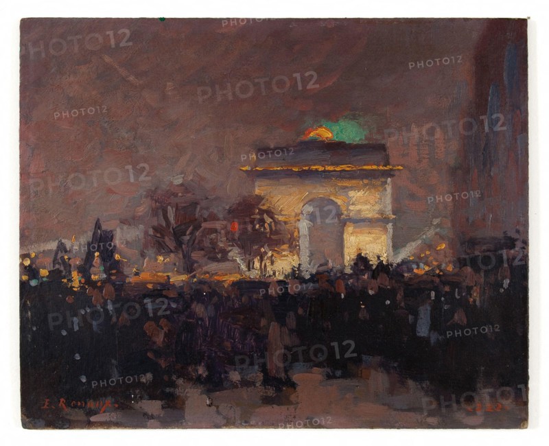Renoux, Installation des cendres du soldat inconnu sous l'Arc de Triomphe de l'Etoile