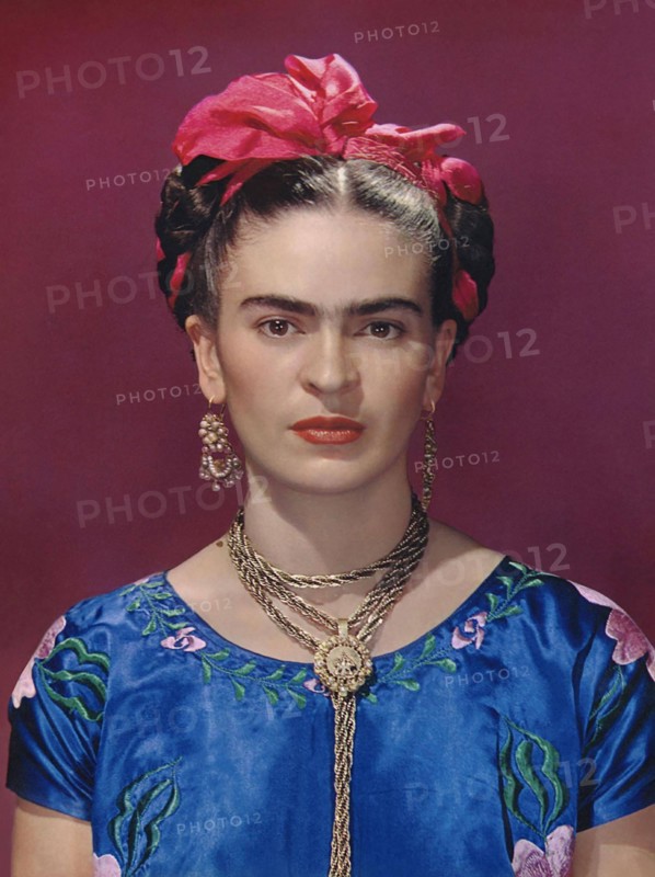 Frida Kahlo de Rivera (1907-1954), famous Mexican painter