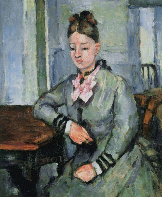Madame Cézanne accoudée.
