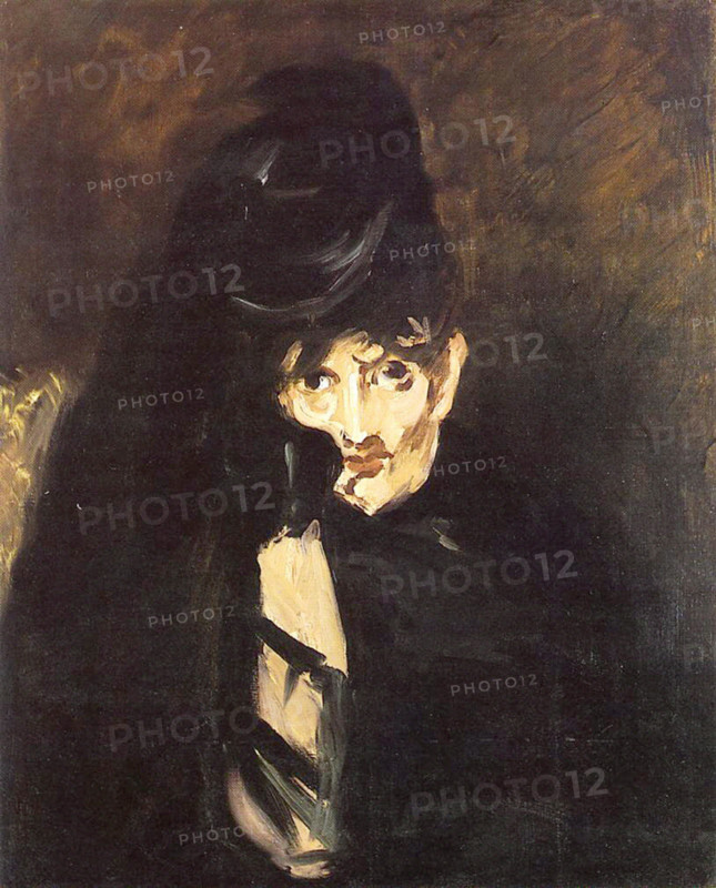 Édouard Manet - Berthe Morisot in mourning