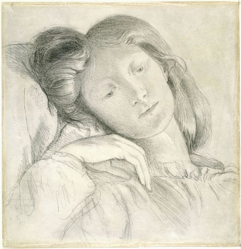 Rossetti  Dante Gabriel - Portrait of Elizabeth Siddal 4