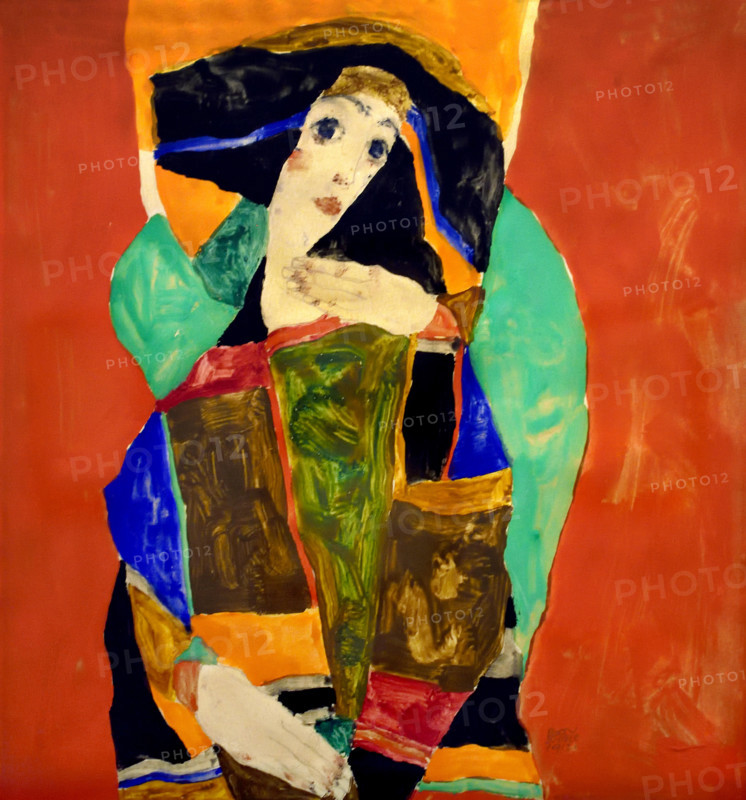Wally Neuzil - Female Portrait 1912 Egon Schiele (1890 – 1918) Austrian, Austria