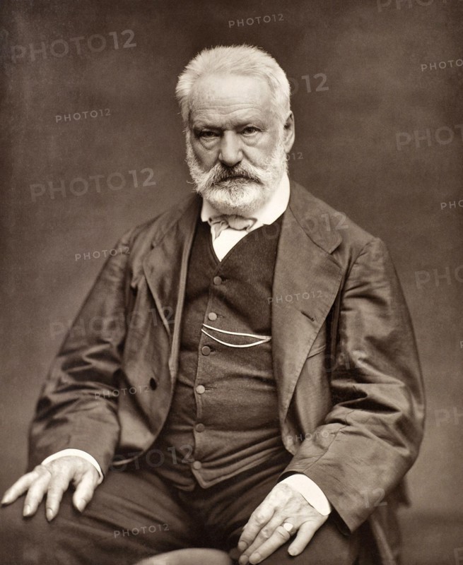 Portrait photograph of Victor Hugo, 1876