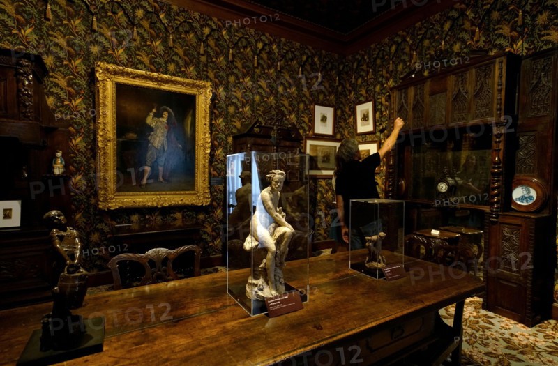 Interior of Maison de Victor Hugo-Victor Hugo house museum.Place de Vosges.Le Marais.Paris.France