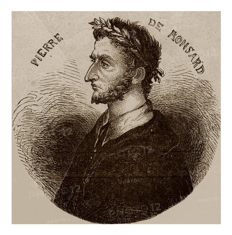 Pierre de Ronsard (1524-1585): Important French poet of the sixteenth century.