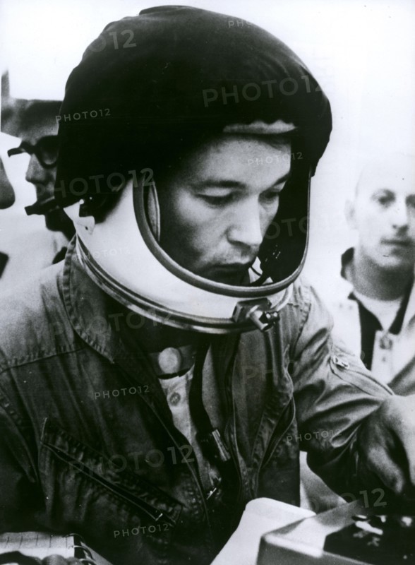 Jul 20, 1966; Cape Canevral, FL, USA; American Astronaut MICHAEL COLLINS, running tests for the mission. (Credit Image: ©