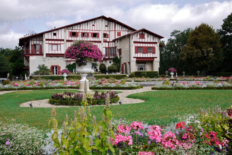 Villa Arnaga, the summer residence of french dramaturgist Edmond Rostand in Cambo-les-Bains