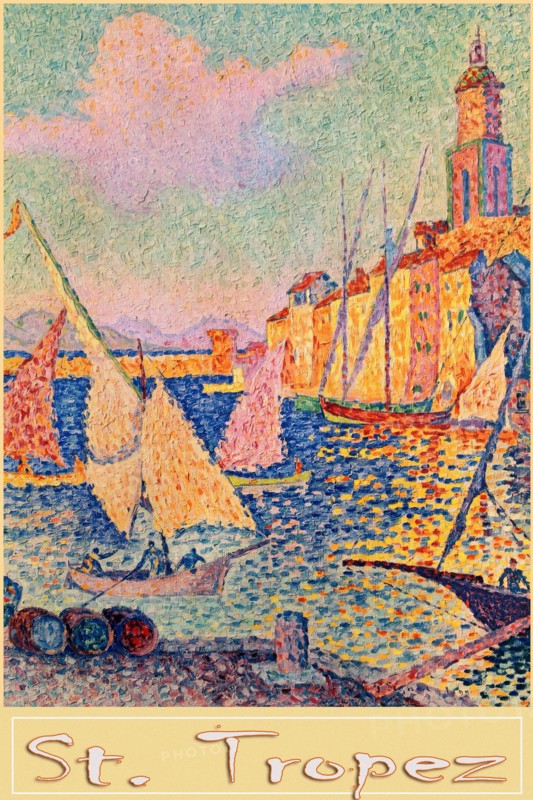 Vintage Travel St. Tropez