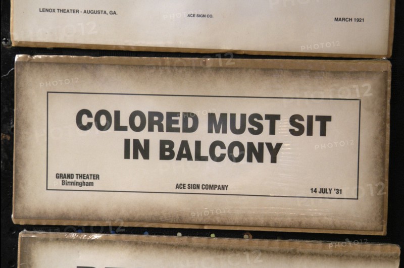 P24 009 Afroamerican Music Fest, Balcony Sign, Segregation, Hart Plaza, Detroit