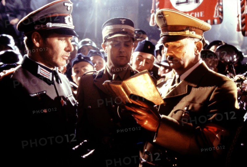 INDIANA JONES AND THE LAST CRUSADE  - 1989 UIP/Paramount film with Michael Sheard at right as Adolf Hitler