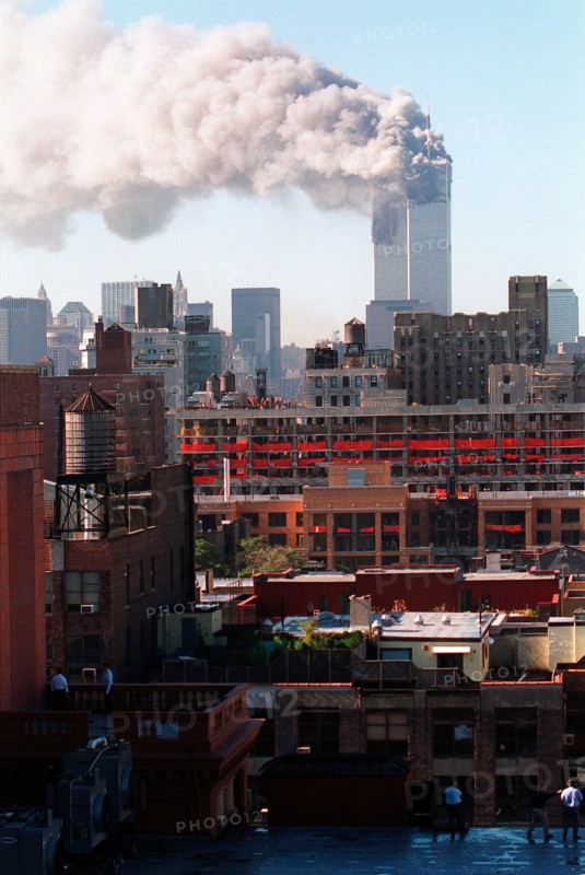 World Trade Center, New York City terrorist attack, September 11, 2001.