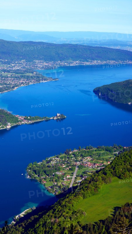 view to Lake Annecy, France, Haute-Savoie