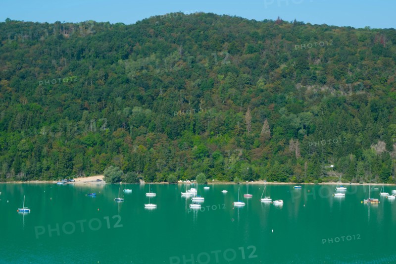 Stunning lac de Vouglans in the Franche Comté region in France