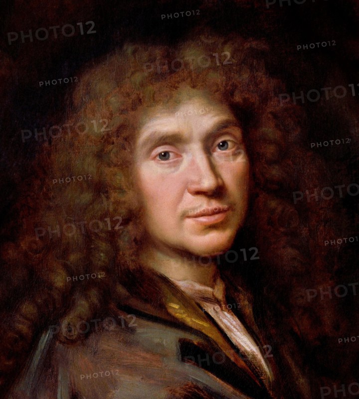 Molière. Portrait of Jean-Baptiste Poquelin (1622-1673), Pierre Mignard, oil on canvas, c.1658