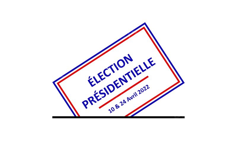 2022 French Presidential Election – 10 and 24 april 2022 – French language Illustration