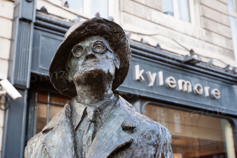 James Joyce statue. Dublin, Ireland