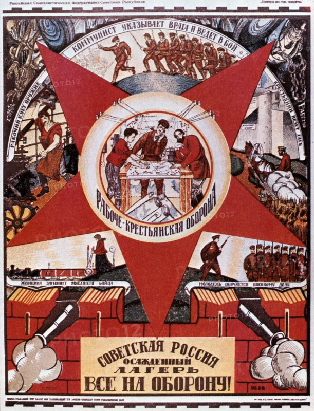 Affiche de propagande soviétique