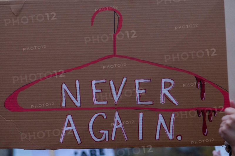 May 3, 2022, Boston, Massachusetts, USA: Impassioned demonstrators walked the streets of Boston's downtown chanting and holding signs Tuesday, a day after the leaked draft of a SCOTUS decision that put Roe V. Wade in jeopardy. (Credit Image: © James Bartlett/ZUMA Wire/ZUMAPRESS.com)