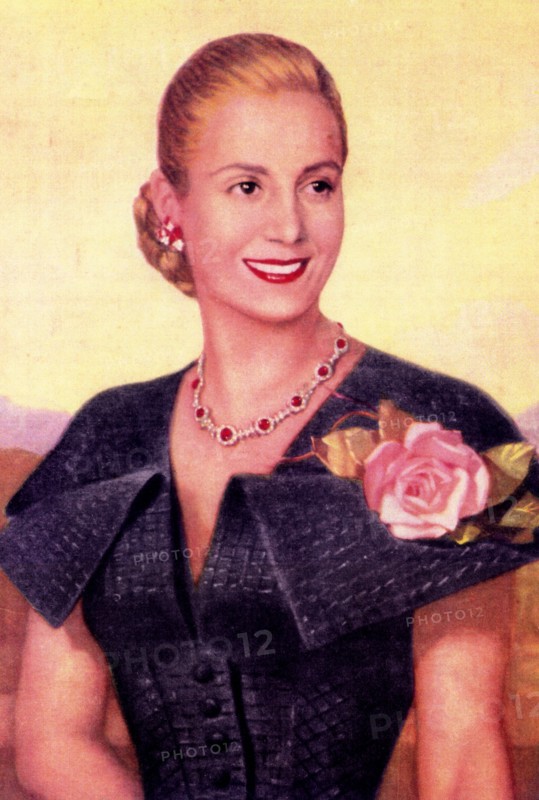 EVA PERON  1919 to 1952 wife of Argentinian President Juan Peron