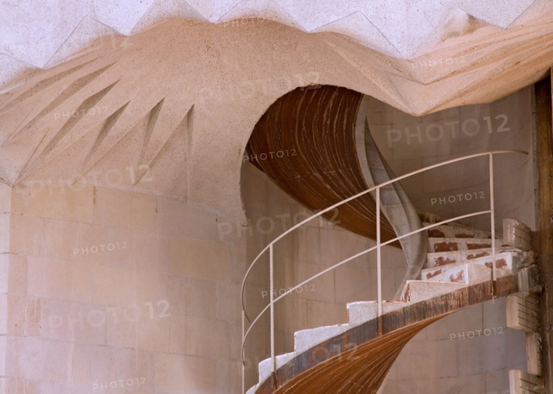 Spiral Staircase Sagrada Família Gaudi Barcelona