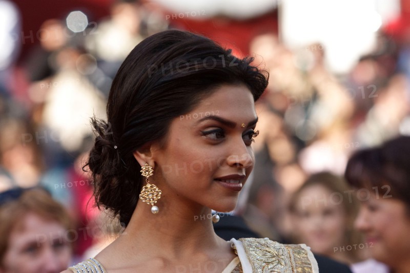 The opening ceremony of the Cannes Film Festival, May 13, 2010. Pictured: actress Deepika Padukone