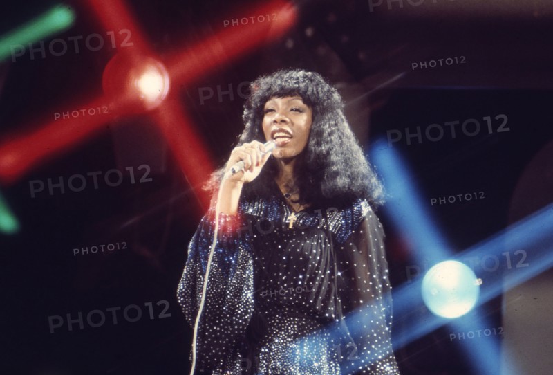 DONNA SUMMER (1948-2012) US singer in 1974