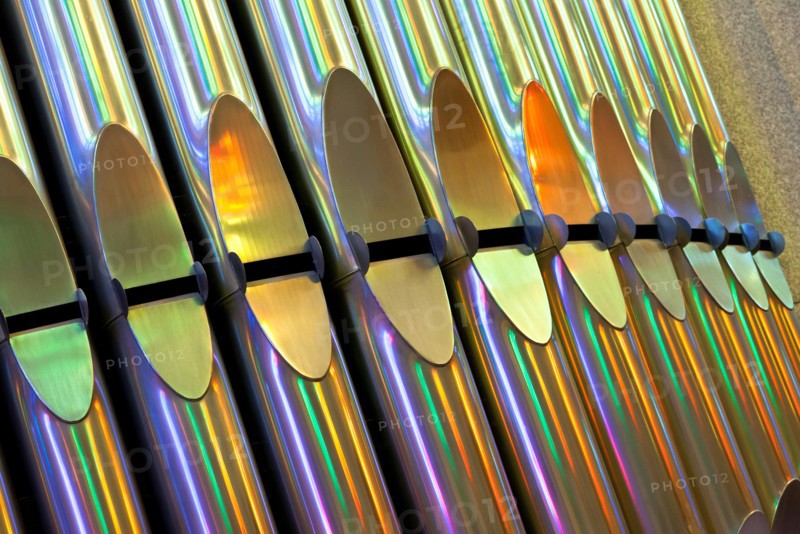 sagrada familia in barcelona spain organ pipe