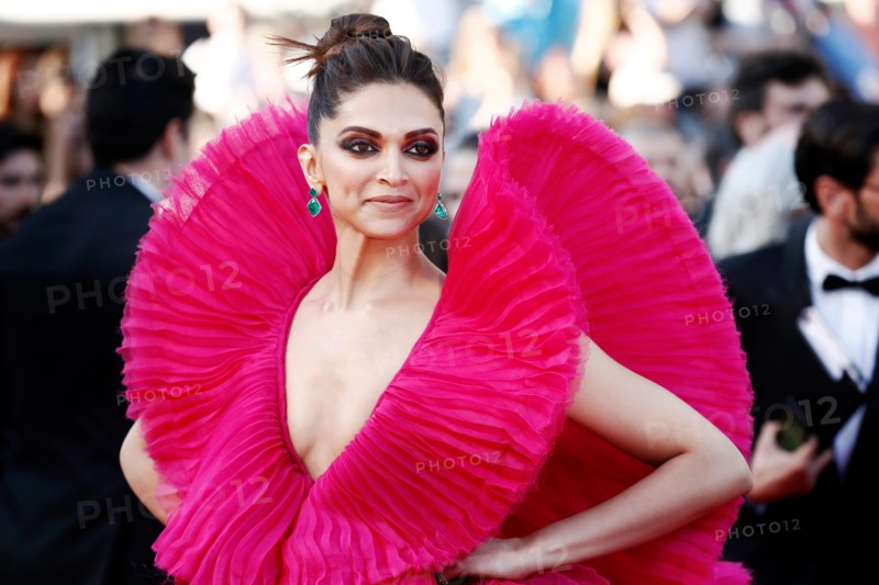 CANNES, FRANCE - MAY 11: Deepika Padukone attends the premiere of 'Ash Is Purest White' during the 71st Cannes Film Festival in Cannes, France on May