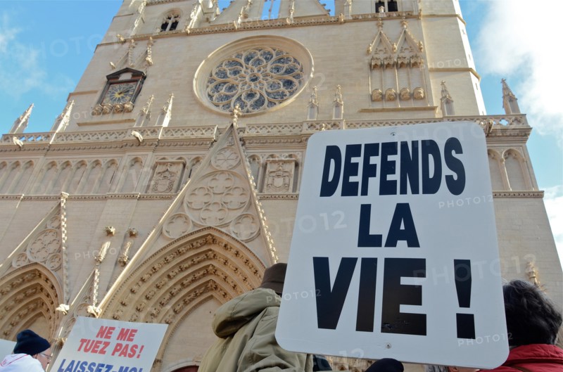 Pro-Life march in Lyon, France