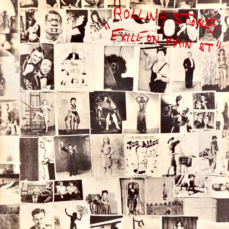 The Rolling Stones - original vinyl album cover - Exile On Main St. - 1972