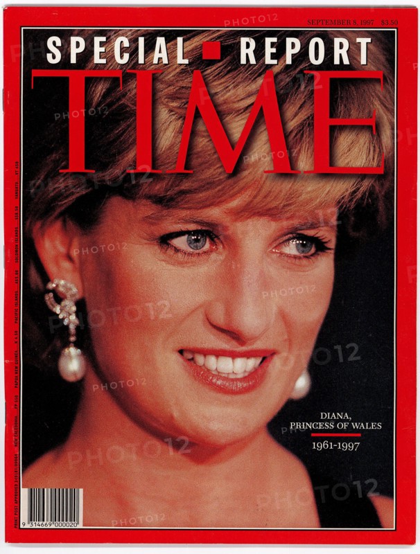 Front cover of Time magazine from September 8, 1997, as a tribute for Diana, Princess of Wales