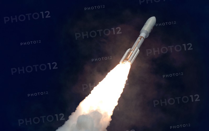 CAPE CANAVERAL AIR FORCE STATAION, Fla. -- An Atlas V evolved expendable launch vehicle carries NASA's Mars Science Laboratory from Cape Canaveral Air Force Station on Nov. 26. The lab's Rover Curiosity is scheduled to land on Mars in August 2012.