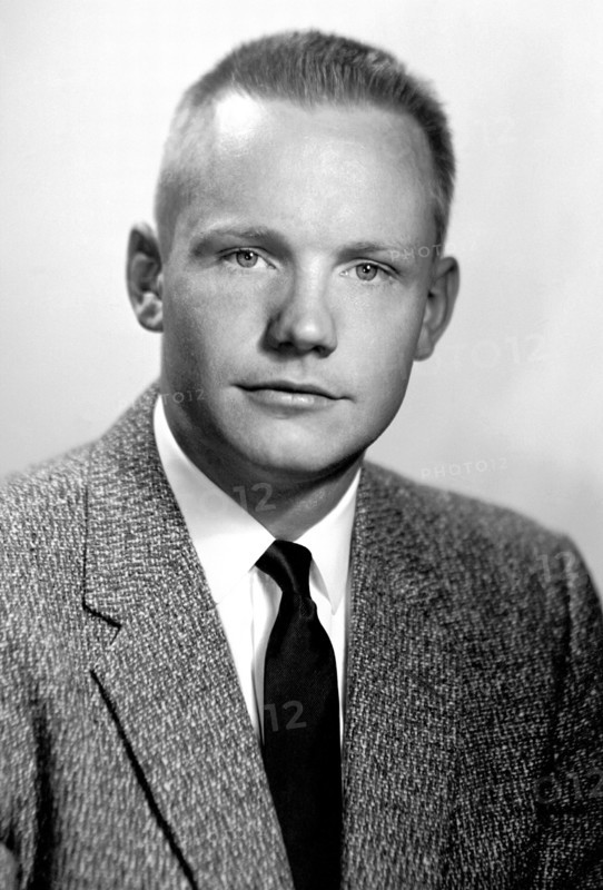 Early portrait of Neil A. Armstrong after joining the National Advisory Committee for Aeronautics at the Lewis Flight Propulsion Laboratory, Cleveland, Ohio in 1955. He transferred to the NACA High-Speed Flight Station at Edwards Air Force Base, California, in July 1955, as an aeronautical research scientist. He became a research pilot later that year. Neil was named as one of nine astronauts for NASA's Gemini and Apollo Projects, leaving the Center for the National Aeronautics and Space Administration's Manned Spacecraft Center, Houston, Texas, in September 1962.