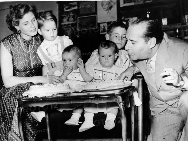 Ingrid Bergman, Roberto Rossellini and their family