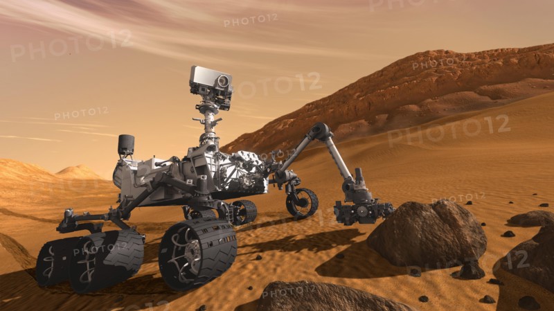 Illustration of the NASA Mars rover Curiosity, due to be launched sometime between November 25 and December 18, 2011 and land on Mars between August 6 and August 20, 2012. Curiosity's main goal is to assess whether Mars is, or ever was, an environment abl