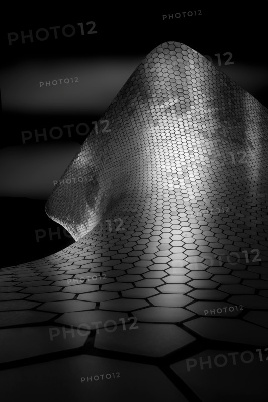 The Soumaya art museum in Mexico City, Mexico.
