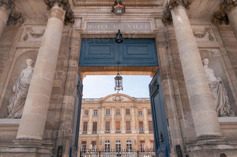 Rathaus, Hotel de Ville, Bordeaux, Aquitaine, Frankreich