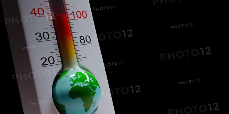 Earth Thermometer, Global Pandemic Concept