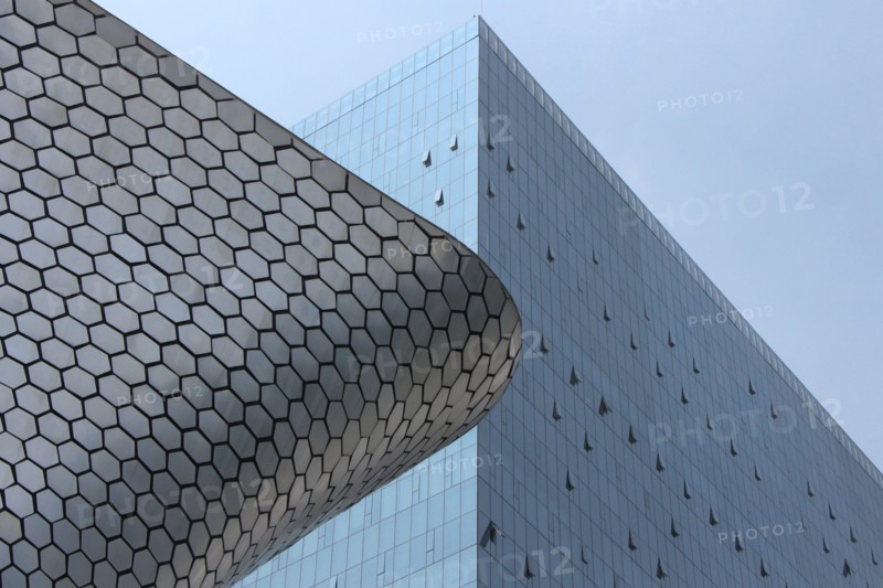 Famous Soumaya Museum in Mexico City, from Carlos Slim