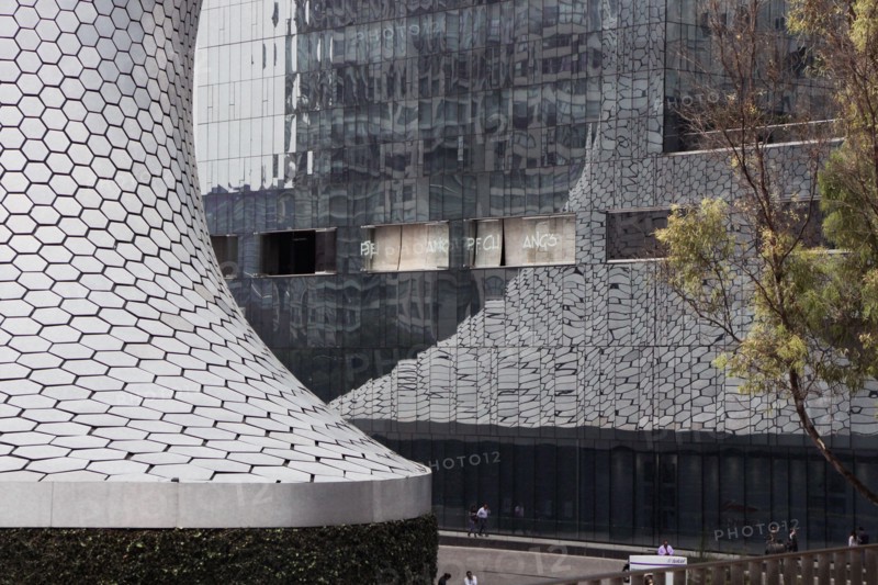 Famous Soumaya Museum in Mexico City, from Carlos Slim