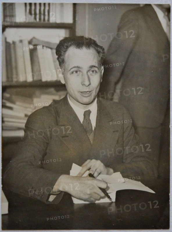 Louis Aragon 9 décembre 1936 - Henri Manuel photo.