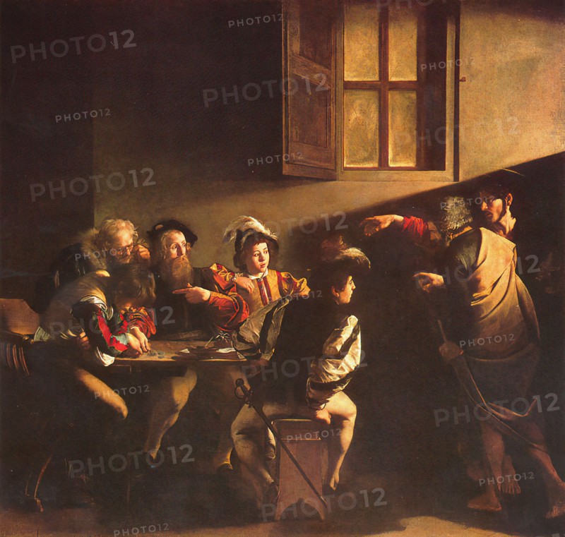 Michelangelo Merisi Da Caravaggio -  Calling Saint Matthew 1600