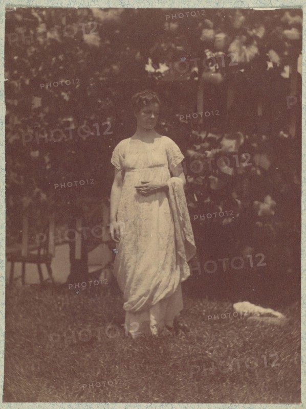 [Mrs. Louis Kentin in Empire Dress] 1880s Thomas Eakins American. [Mrs. Louis Kentin in Empire Dress]  271857