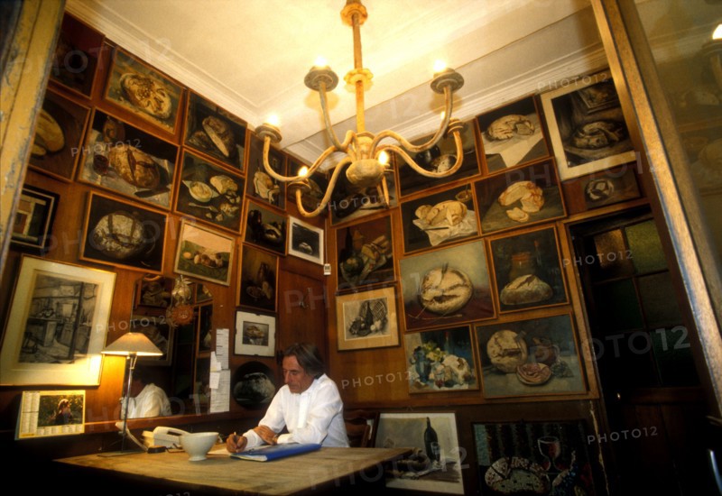 Mr Poilane in his office paris France