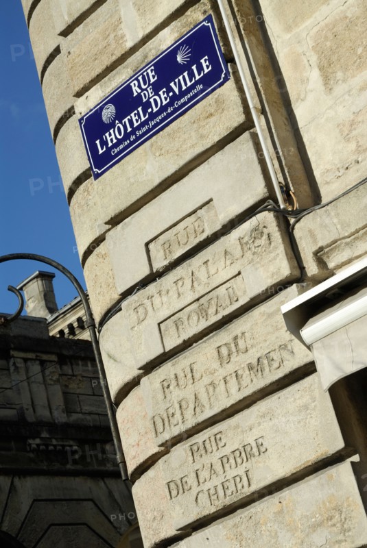 Bordeaux France Rue de l'Hotel de Ville
