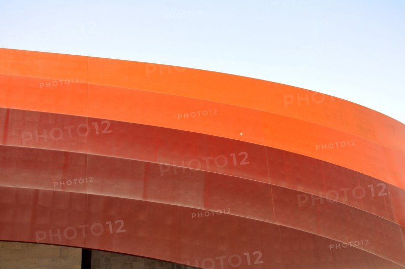 Israel, Holon exterior of the Design museum (Designed by Ron Arad Architects)