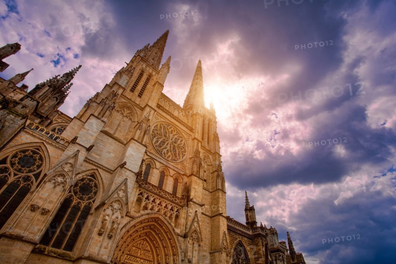 Europe, France, Gironde (33), Bordeaux, Saint Andre Cathedral, Listed as World Heritage by UNESCO