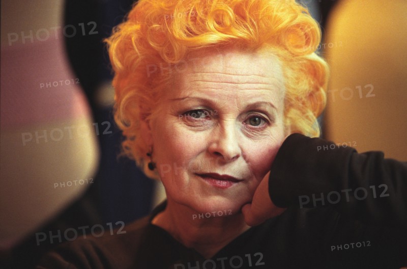 Vivienne Westwood, fashion designer, London, England.